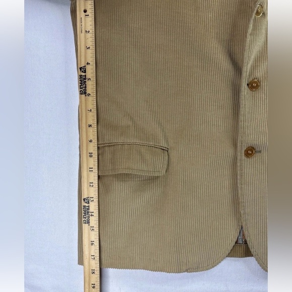 Vintage Sears Perma Prest Corduroy Blazer Tan Brown Men’s Jacket No Size Tag - Picture 7 of 10